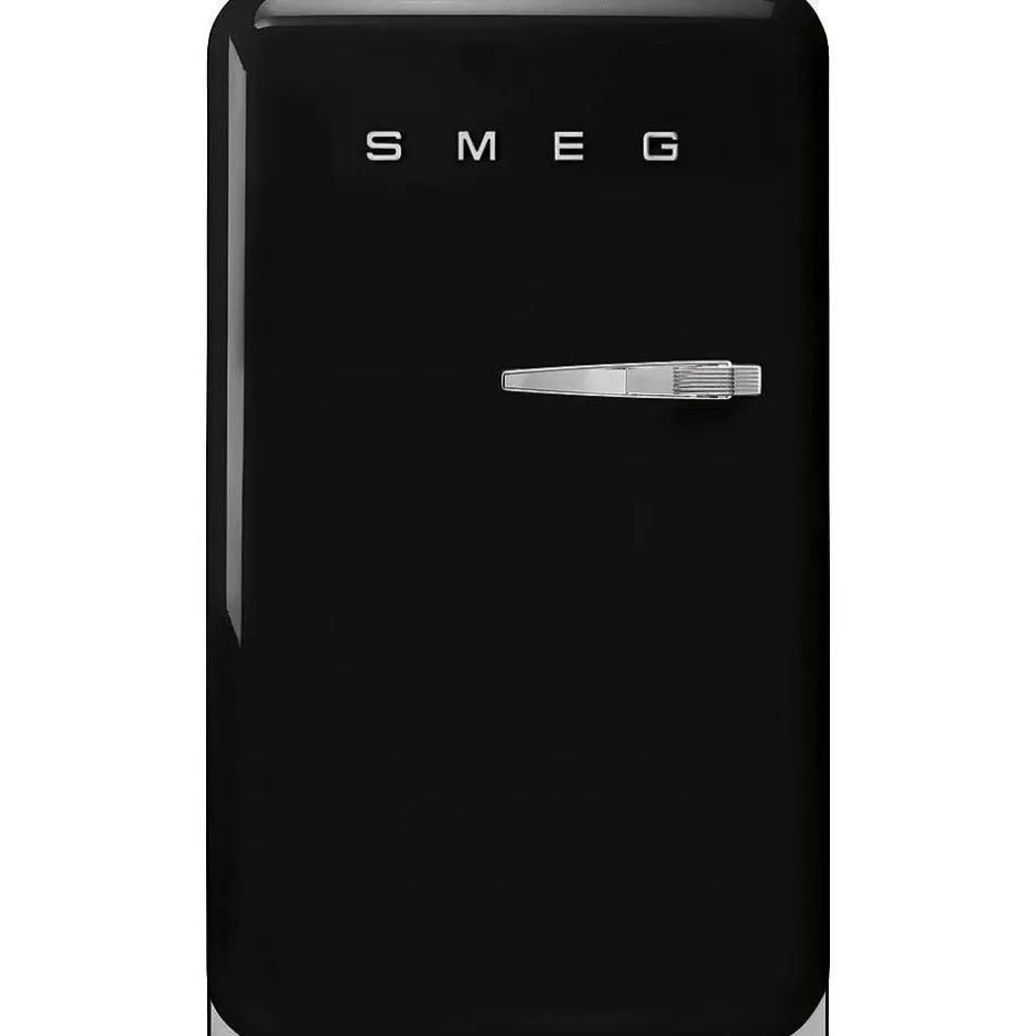 Smeg Jääkaapit Ja Pakastimet*retrojääkaappi FAB10LBL5, musta, vasen