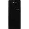 Smeg Jääkaapit Ja Pakastimet*retrojääkaappi FAB28LBL5 153 cm, musta, vasen