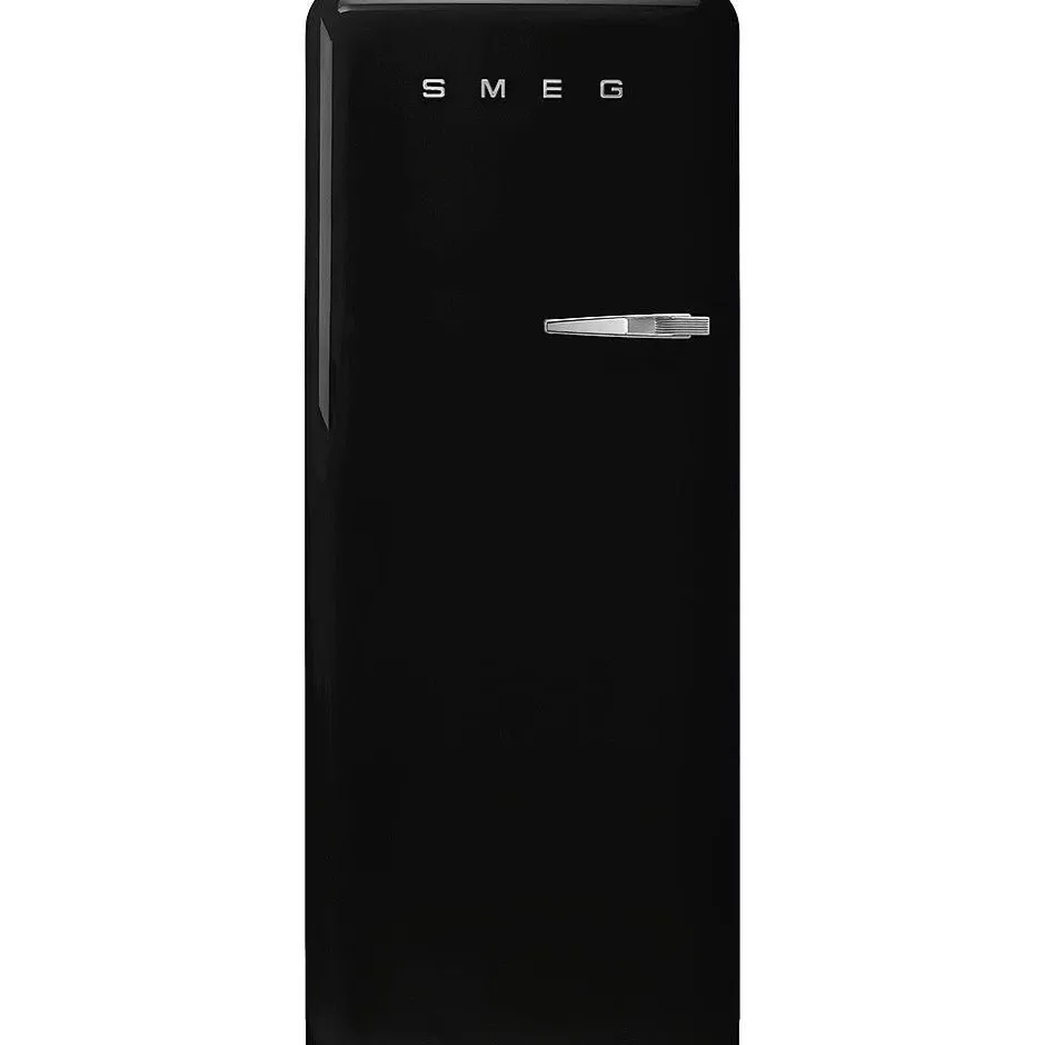 Smeg Jääkaapit Ja Pakastimet*retrojääkaappi FAB28LBL5 153 cm, musta, vasen