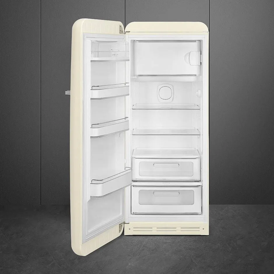 Smeg Jääkaapit Ja Pakastimet*retrojääkaappi FAB28LCR5 153 cm, kerma. vasen