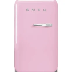 Smeg Jääkaapit Ja Pakastimet*retrojääkaappi FAB5LPK5 73 cm, vaaleanpunainen, vasen