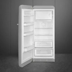Smeg Jääkaapit Ja Pakastimet*retrojääkaappi FAB28LSV5 153 cm, hopea, vasen