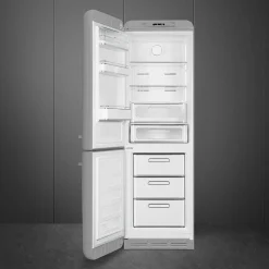 Smeg Jääkaapit Ja Pakastimet*retrojääkaappi FAB32LSV5 hopea, vasen