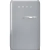 Smeg Jääkaapit Ja Pakastimet*retrojääkaappi FAB5LSV5 73 cm, hopea, vasen