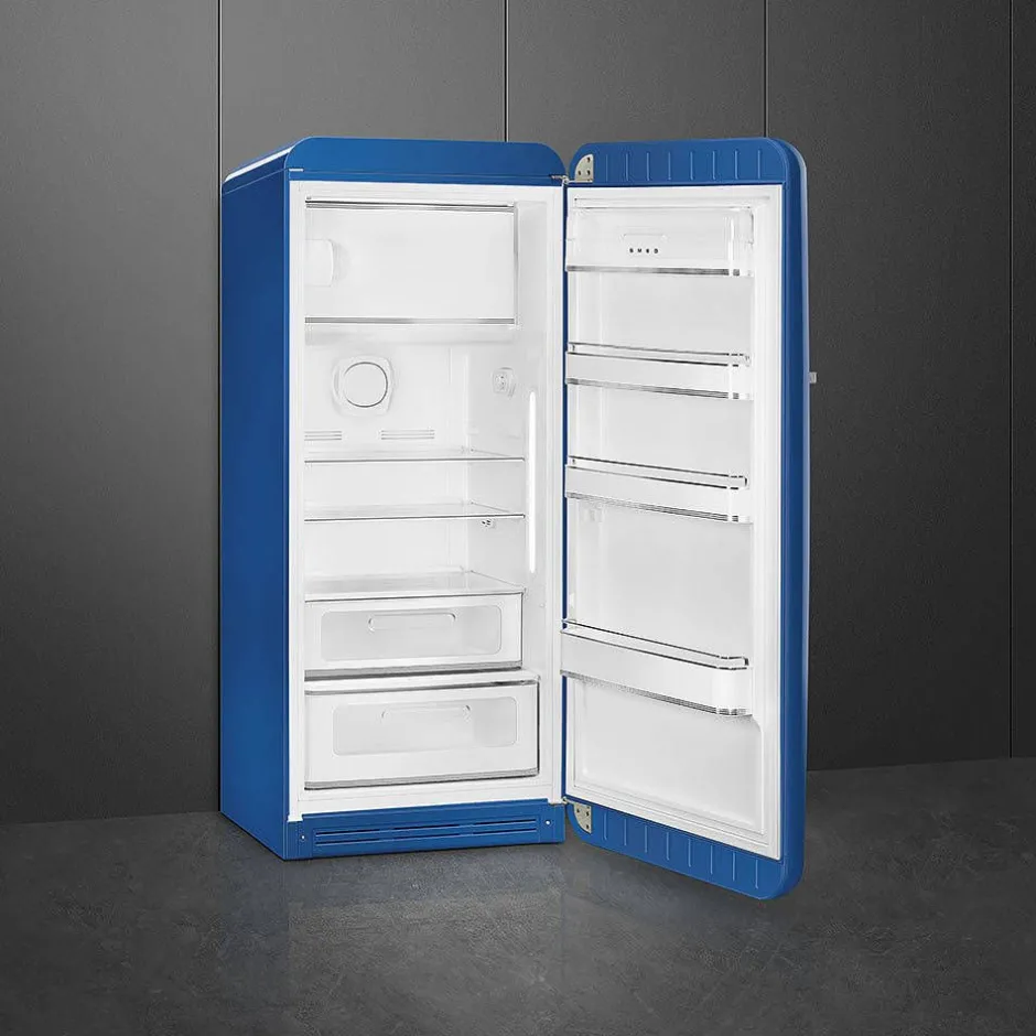 Smeg Jääkaapit Ja Pakastimet*retrojääkaappi FAB28RBE5 153 cm, sininen, oikea