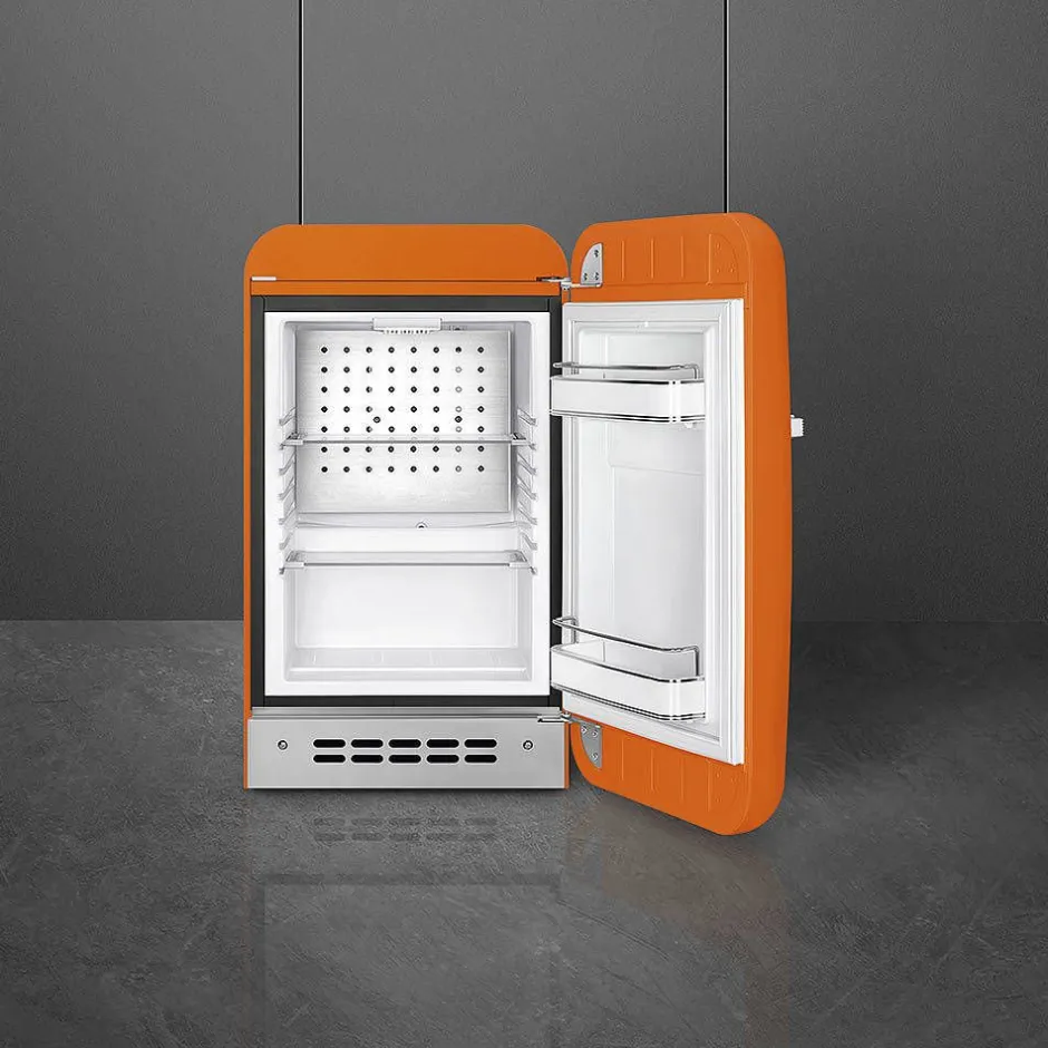 Smeg Jääkaapit Ja Pakastimet*retrojääkaappi FAB5ROR5 73 cm, oranssi, oikea