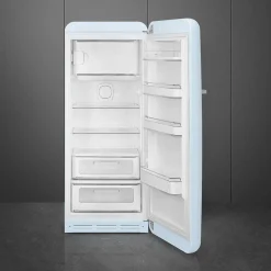 Smeg Jääkaapit Ja Pakastimet*retrojääkaappi FAB28RPB5 153 cm, pastellinsininen, oikea
