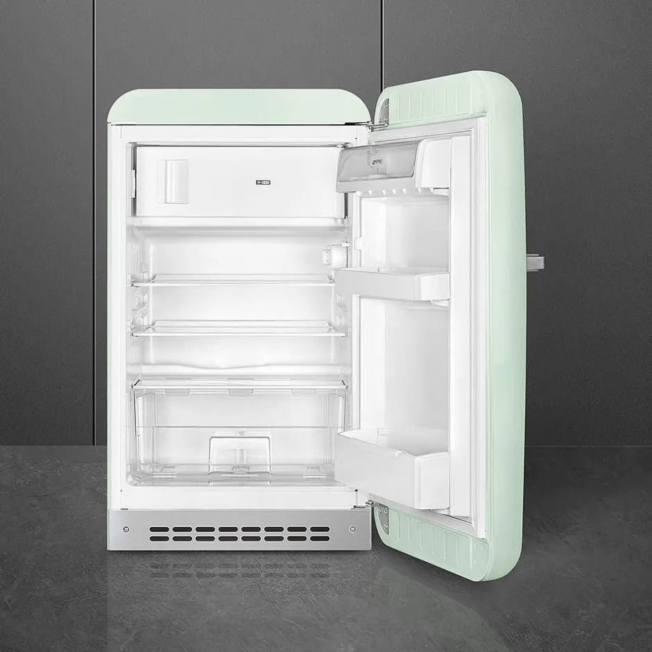 Smeg Jääkaapit Ja Pakastimet*retrojääkaappi FAB10RPG5, pastellinvihreä, oikea