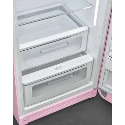 Smeg Jääkaapit Ja Pakastimet*retrojääkaappi FAB28RPK5 153 cm, pinkki, oikea