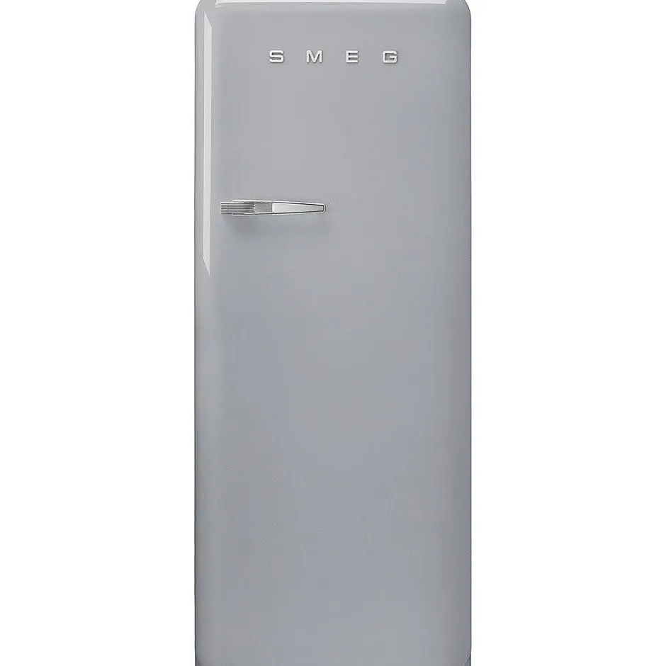 Smeg Jääkaapit Ja Pakastimet*retrojääkaappi FAB28RSV5 153 cm, hopea, oikea