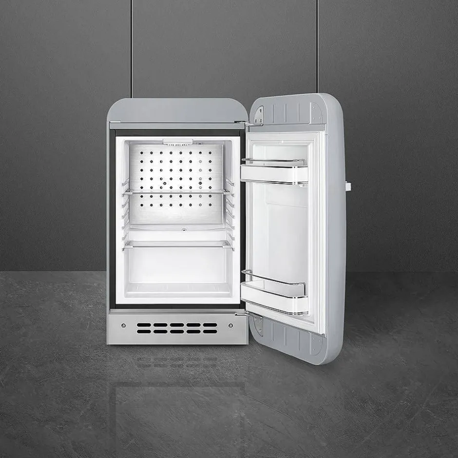 Smeg Jääkaapit Ja Pakastimet*retrojääkaappi FAB5RSV5 73 cm, hopea, oikea