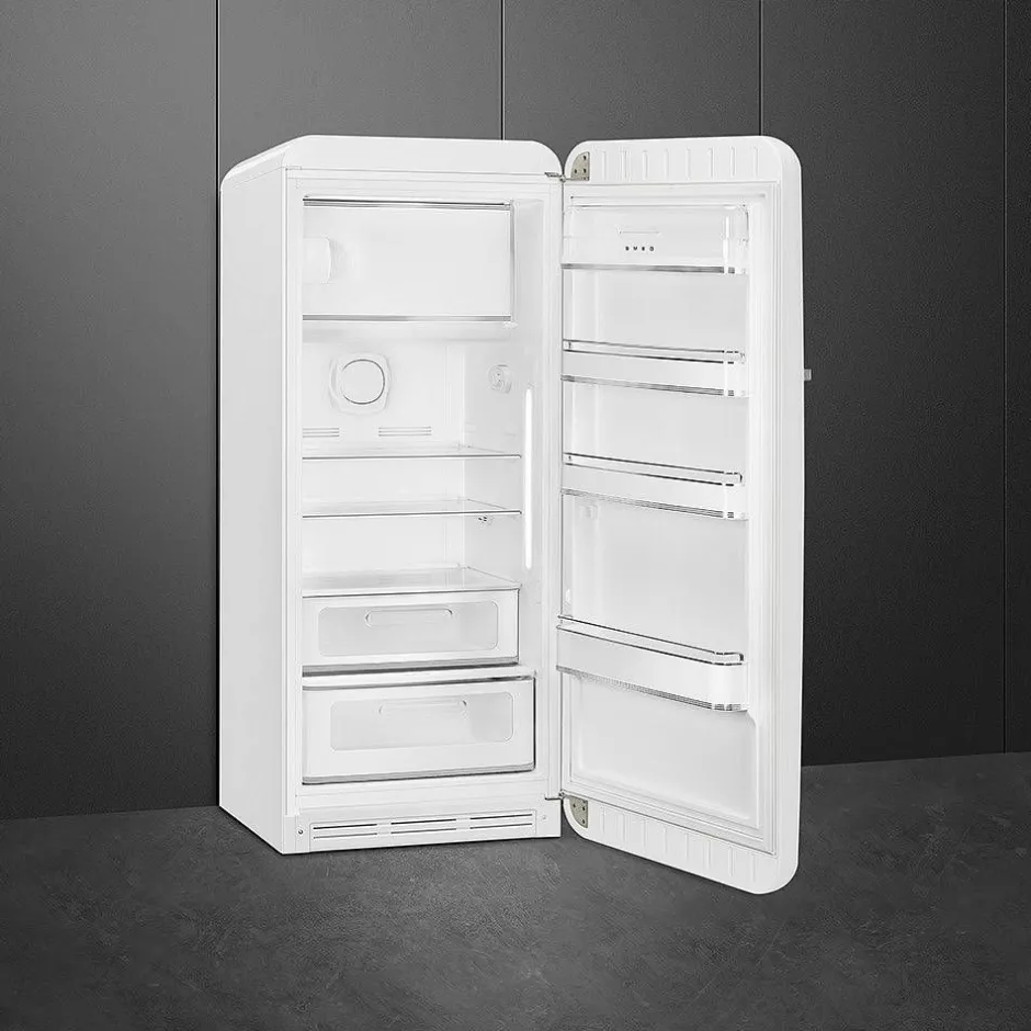 Smeg Jääkaapit Ja Pakastimet*retrojääkaappi FAB28RWH5 153 cm, valk., oikea