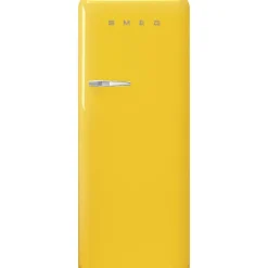 Smeg Jääkaapit Ja Pakastimet*retrojääkaappi FAB28RYW5 153 cm, kelt., oikea