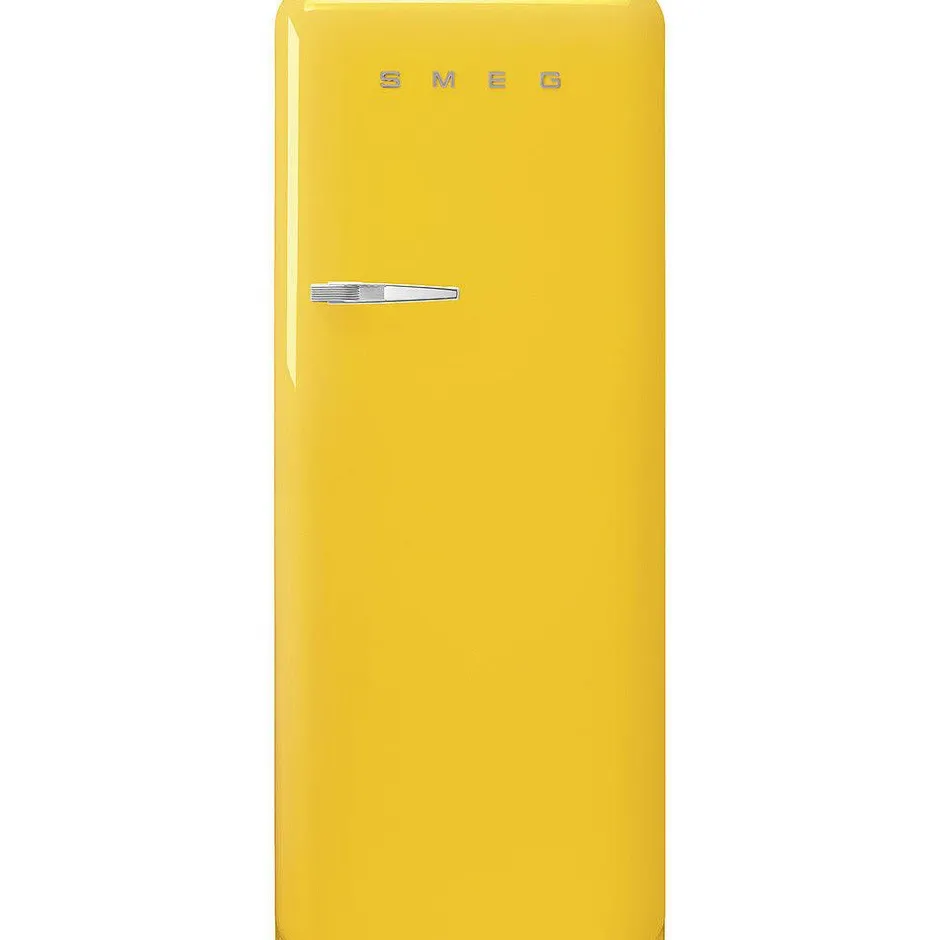 Smeg Jääkaapit Ja Pakastimet*retrojääkaappi FAB28RYW5 153 cm, kelt., oikea