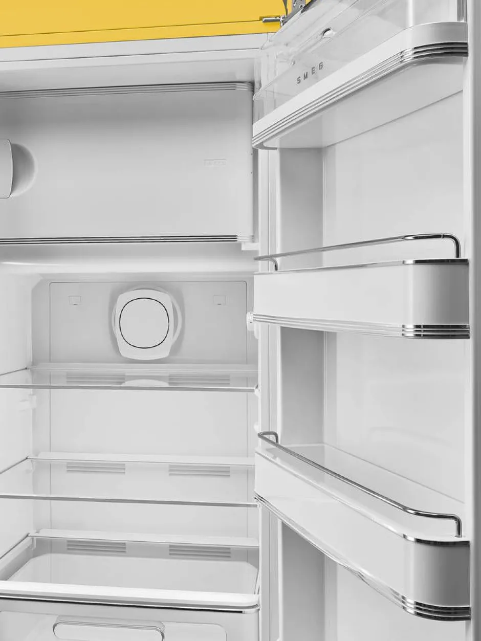 Smeg Jääkaapit Ja Pakastimet*retrojääkaappi FAB28RYW5 153 cm, kelt., oikea