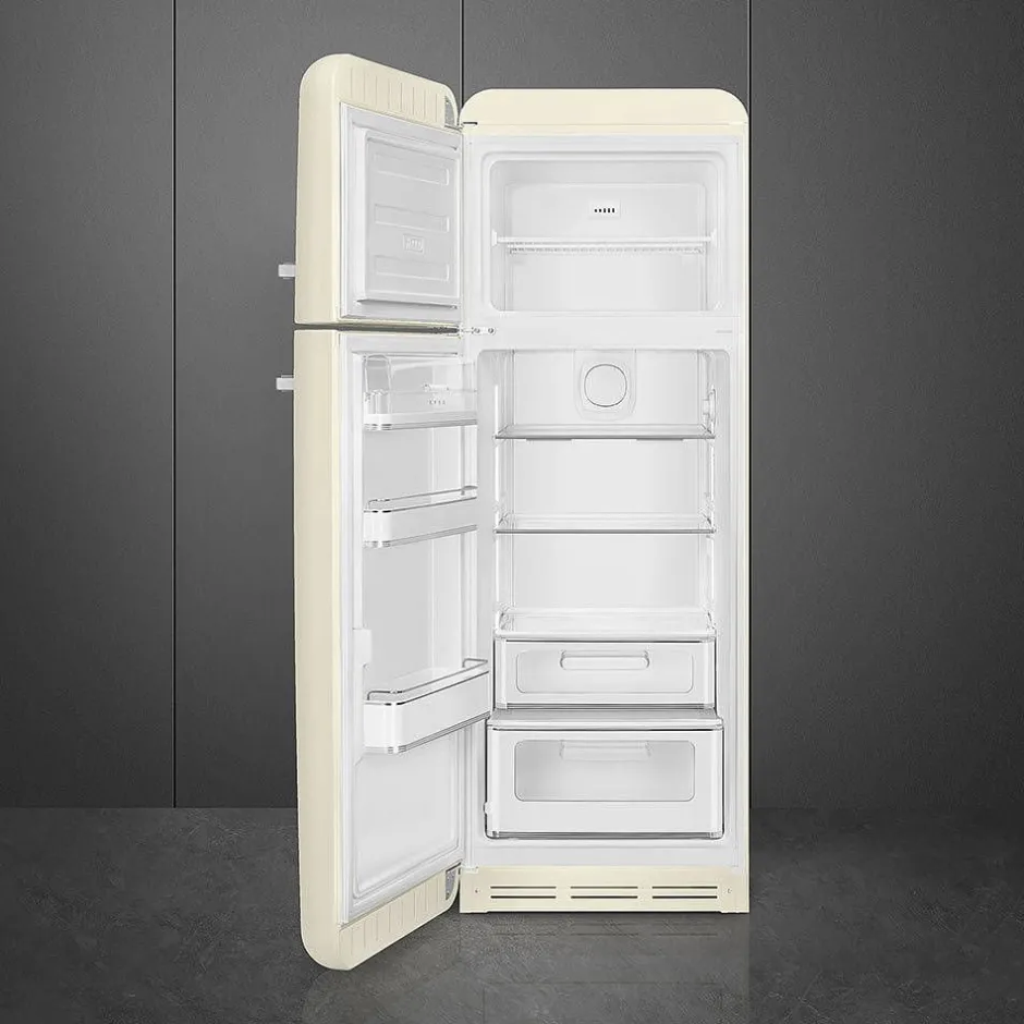Smeg Jääkaapit Ja Pakastimet*retrojääkaappipakastin FAB30LCR5 kerma, vasen