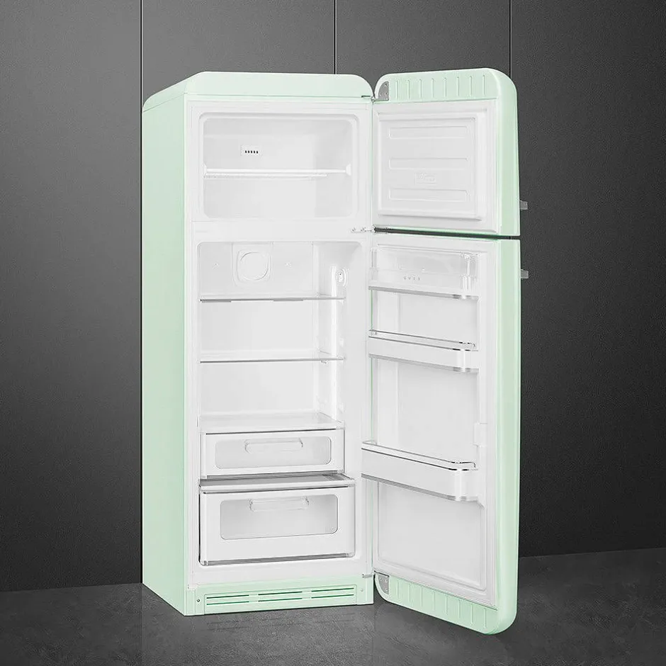 Smeg Jääkaapit Ja Pakastimet*retrojääkaappipakastin FAB30RPG5 pastellinvihreä, oikea