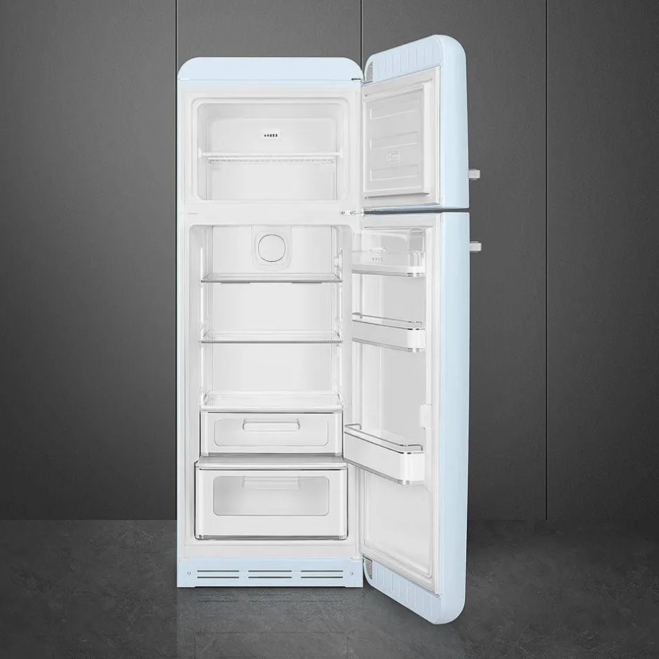 Smeg Jääkaapit Ja Pakastimet*retrojääkaappipakastin FAB30RPB5 pastellinsininen, oikea