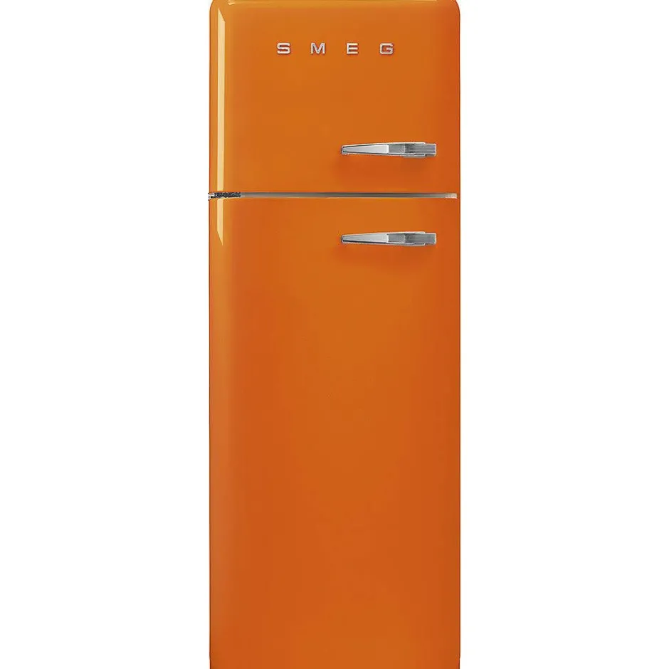 Smeg Jääkaapit Ja Pakastimet*retrojääkaappipakastin FAB30LOR5 oranssi, vasen