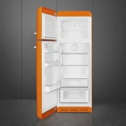Smeg Jääkaapit Ja Pakastimet*retrojääkaappipakastin FAB30LOR5 oranssi, vasen