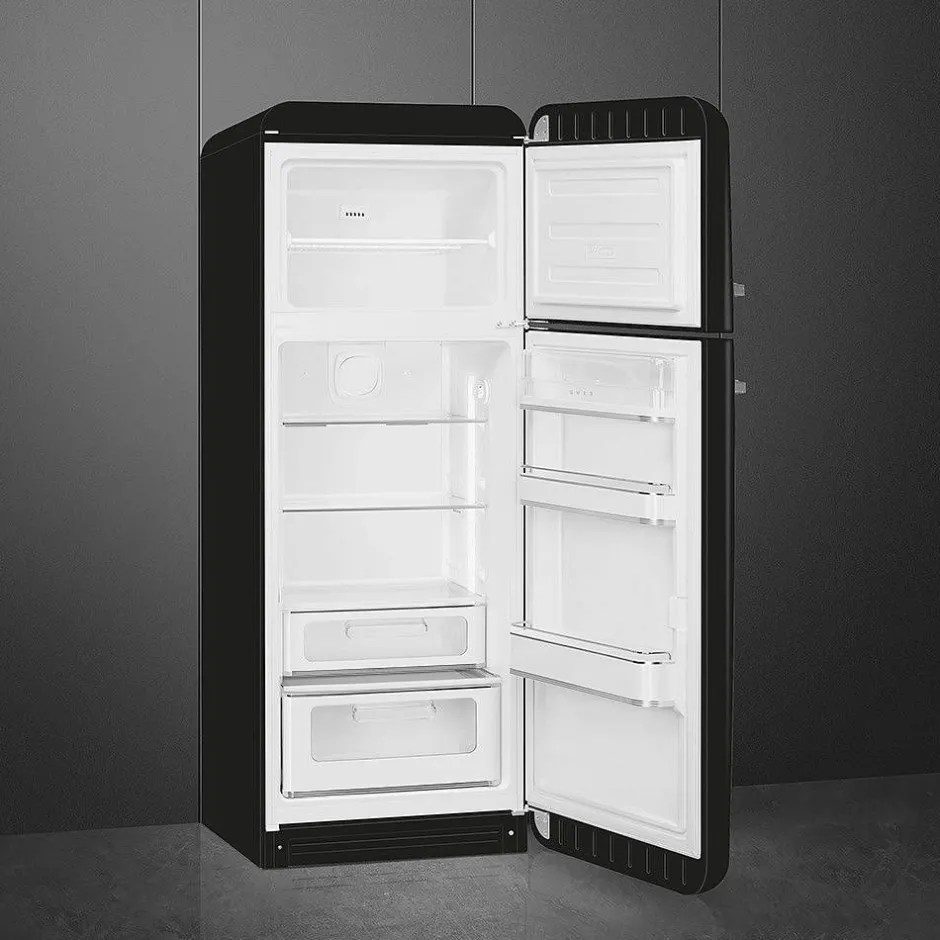Smeg Jääkaapit Ja Pakastimet*retrojääkaappipakastin FAB30RBL5 musta, oikea