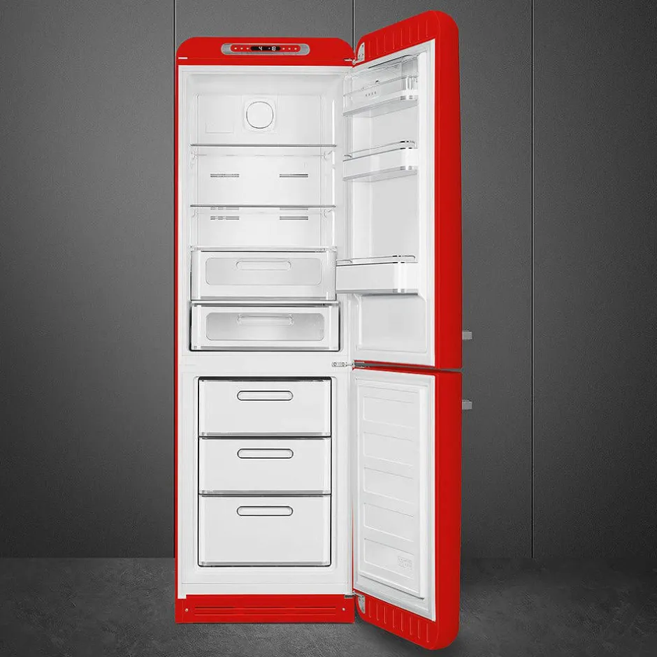 Smeg Jääkaapit Ja Pakastimet*retrojääkaappipakastin FAB32RRD5 punainen, oikea