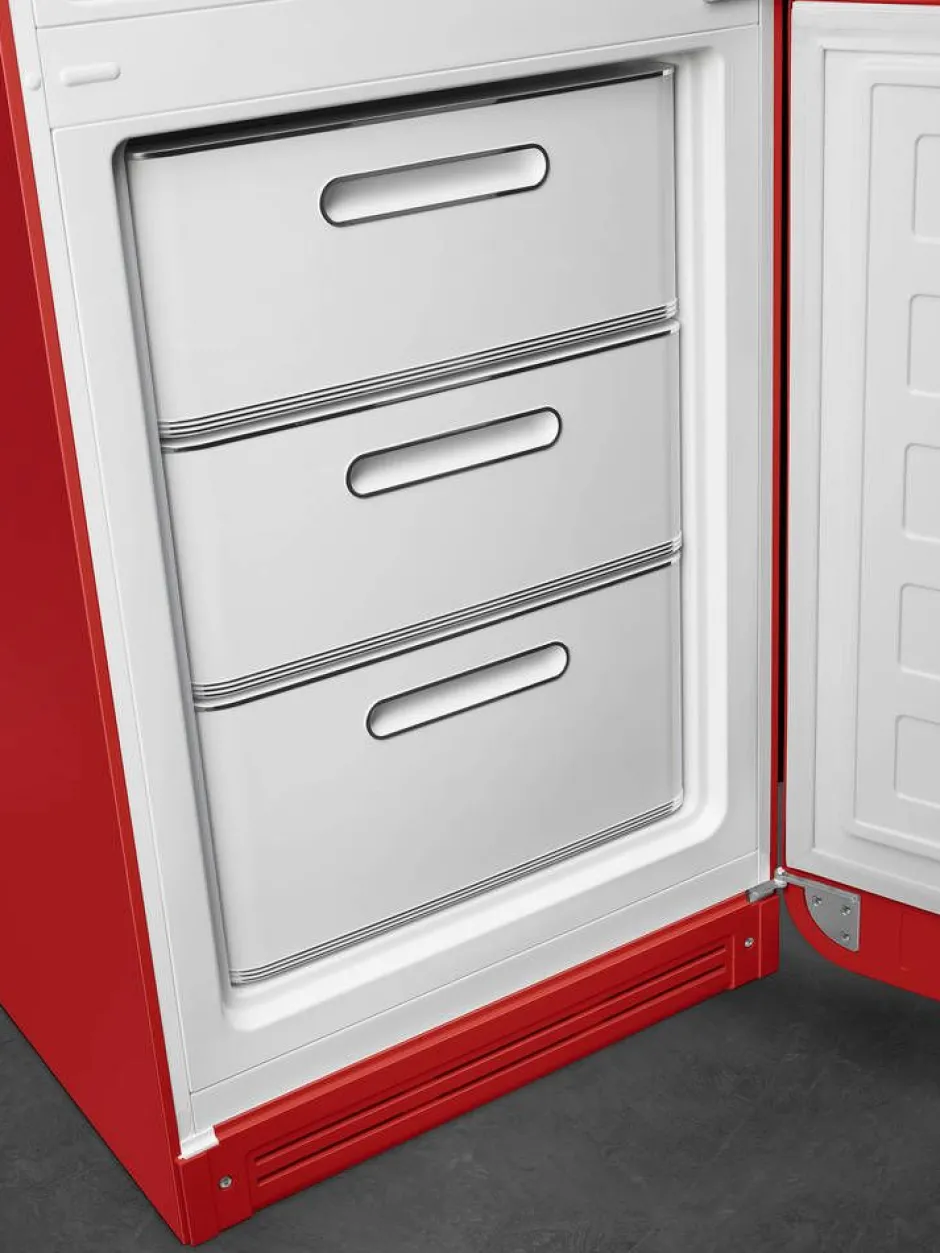 Smeg Jääkaapit Ja Pakastimet*retrojääkaappipakastin FAB32RRD5 punainen, oikea