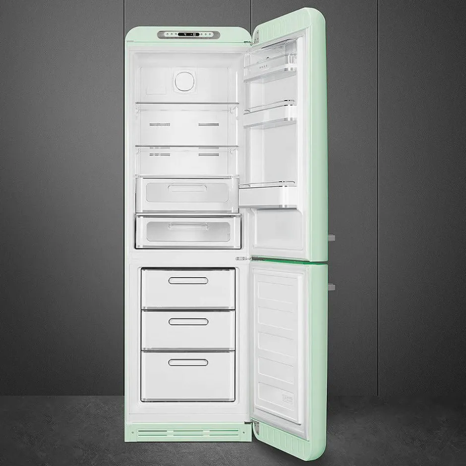 Smeg Jääkaapit Ja Pakastimet*retrojääkaappipakastin FAB32RPG5 pastellinvihreä, oikea