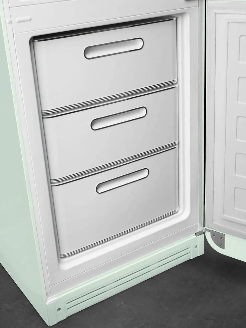 Smeg Jääkaapit Ja Pakastimet*retrojääkaappipakastin FAB32RPG5 pastellinvihreä, oikea