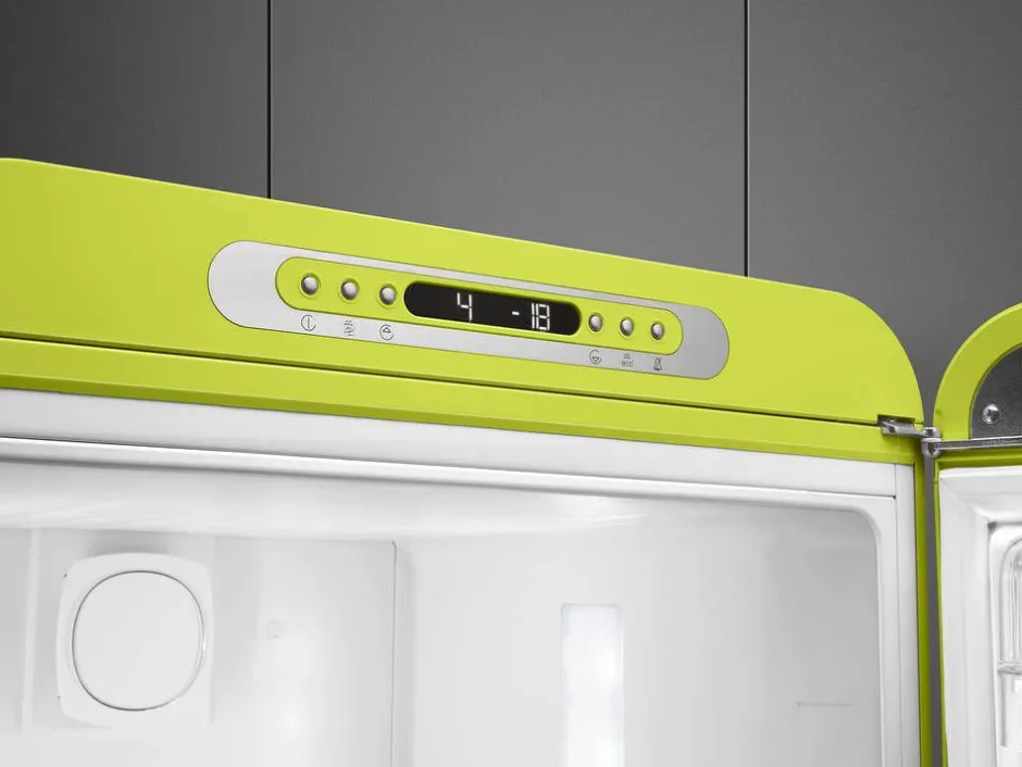 Smeg Jääkaapit Ja Pakastimet*retrojääkaappipakastin FAB32RLI5 lime, oikea