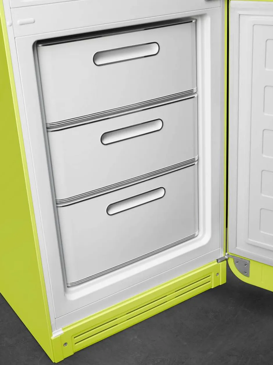 Smeg Jääkaapit Ja Pakastimet*retrojääkaappipakastin FAB32RLI5 lime, oikea