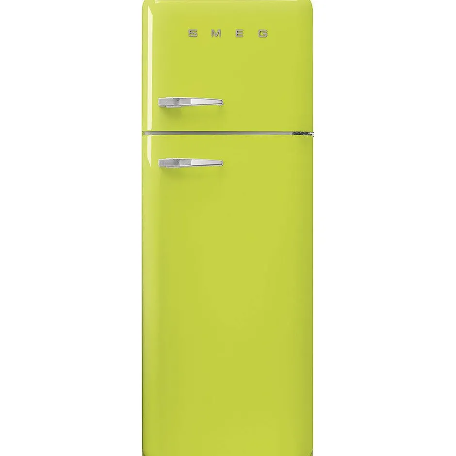 Smeg Jääkaapit Ja Pakastimet*retrojääkaappipakastin FAB30RLI5 limevihreä, oikea