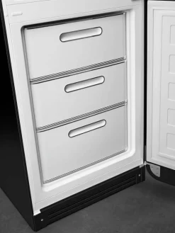 Smeg Jääkaapit Ja Pakastimet*retrojääkaappipakastin FAB32RBL5 musta, oikea