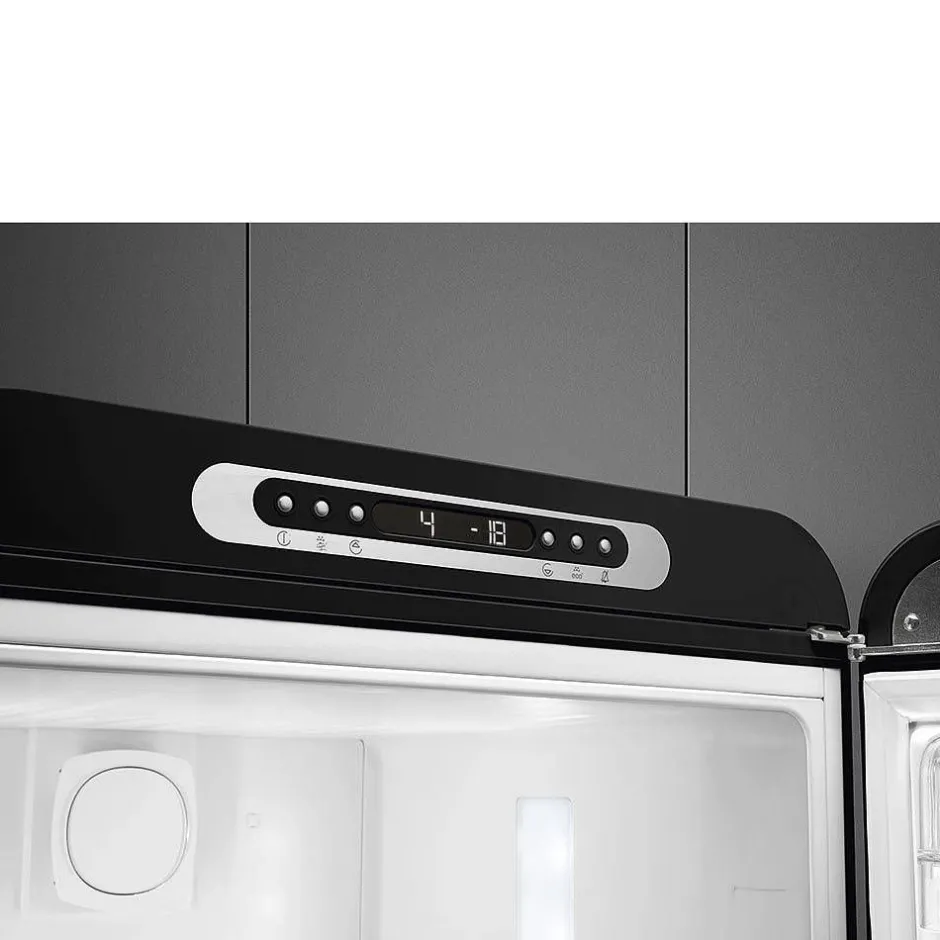 Smeg Jääkaapit Ja Pakastimet*retrojääkaappipakastin FAB32RBL5 musta, oikea