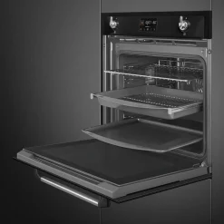 Smeg Uunit Ja Liedet*SOP6902S2PN 60cm yhdistelmähöyryuuni Viktoria, musta