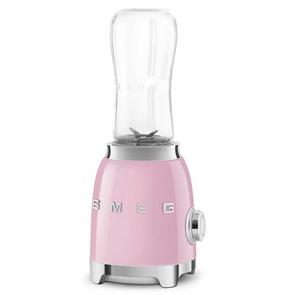 Smeg Tehosekoittimet Ja Vatkaimet*tehosekoitin kahdella 600 ml pullolla, PBF01PKEU pinkki