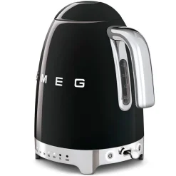 Smeg Kahvi Ja Kuumat Juomat*vedenkeitin KLF04BLEU lämpötilan säädöllä, musta