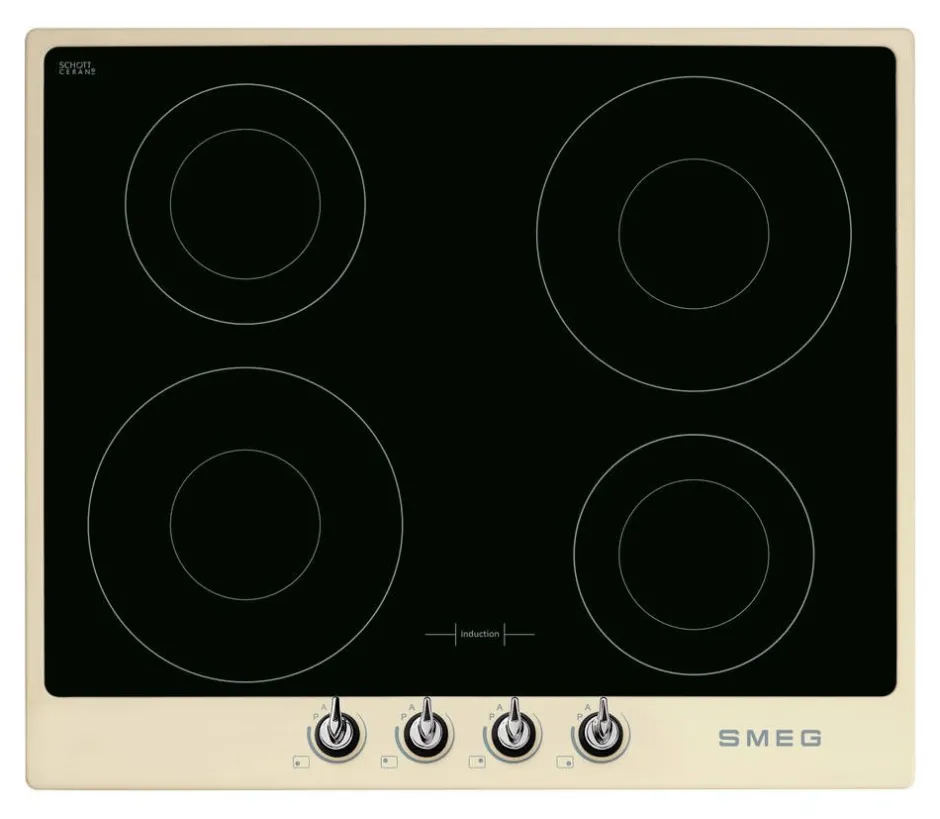 Smeg Uunit Ja Liedet*Victoria induktiotaso 60 cm SI964PM kerma