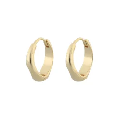 Snu00f6 of Sweden Korut*Snö of Sweden korvakoru Blanche Oval Earring plain g