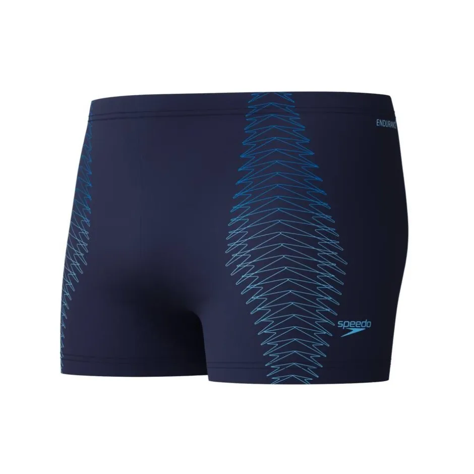 Speedo Asusteet*uimahousut Duo Logo Print Aquashort Navy / Sugar Blue