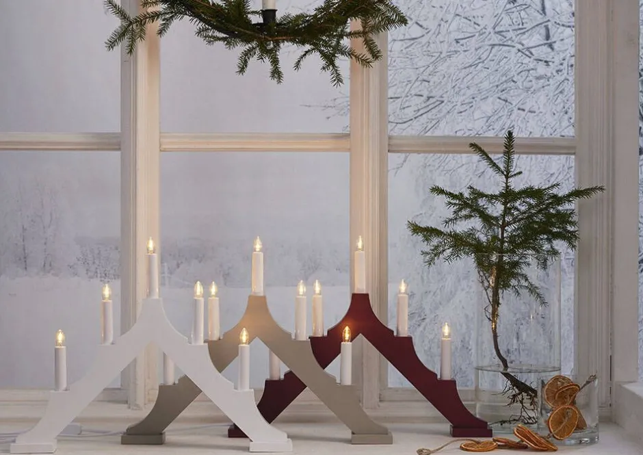 Star Trading Koriste- Ja Kausivalot*kynttelikkö Alma 5 l beige