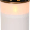 Star Trading Koriste- Ja Kausivalot*LED-hautakynttilä Serene 12 cm valkoinen