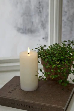 Star Trading Koriste- Ja Kausivalot*LED-kynttilä Flamme Flow 17,5 cm valkoinen