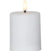 Star Trading Koriste- Ja Kausivalot*LED-kynttilä Flamme Paula 10 cm valkoinen