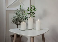 Star Trading Koriste- Ja Kausivalot*LED-kynttilä Flamme Flow 15 cm valkoinen