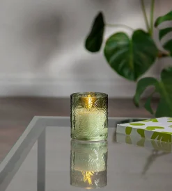 Star Trading Koriste- Ja Kausivalot*LED-kynttilä Flamme Leaf 10 cm vihreä