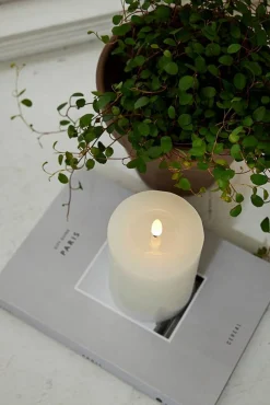 Star Trading Koriste- Ja Kausivalot*LED-kynttilä Flamme Flow 12,5 cm valkoinen