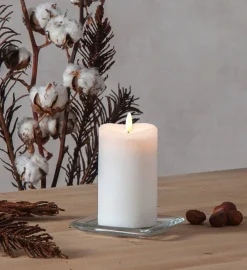 Star Trading Koriste- Ja Kausivalot*LED-kynttilä Flamme 14 cm valkoinen