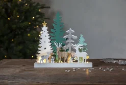 Star Trading Koriste- Ja Kausivalot*pöytäkoriste Reinbek 30 cm valkoinen