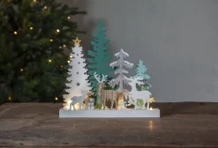 Star Trading Koriste- Ja Kausivalot*pöytäkoriste Reinbek 30 cm valkoinen